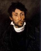 Theodore   Gericault Portrait of a Kleptomaniac painting